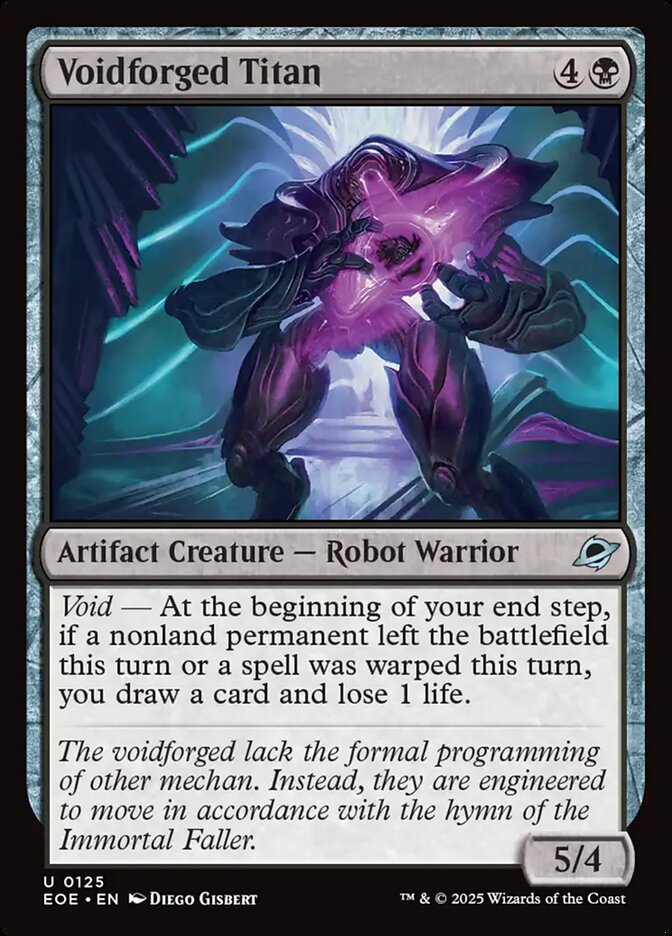 Voidforged Titan card front