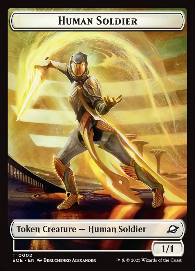 Human Soldier card front