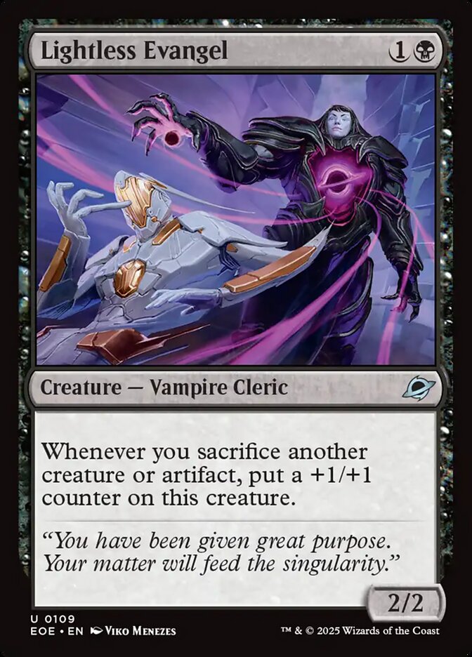 Lightless Evangel card front