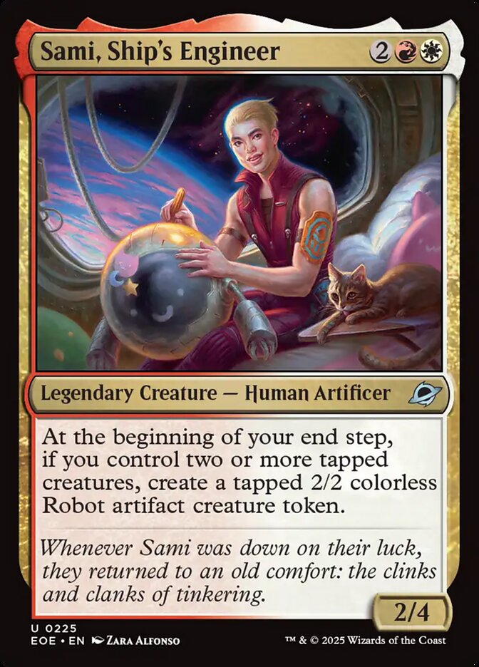 Sami, Ship's Engineer card front