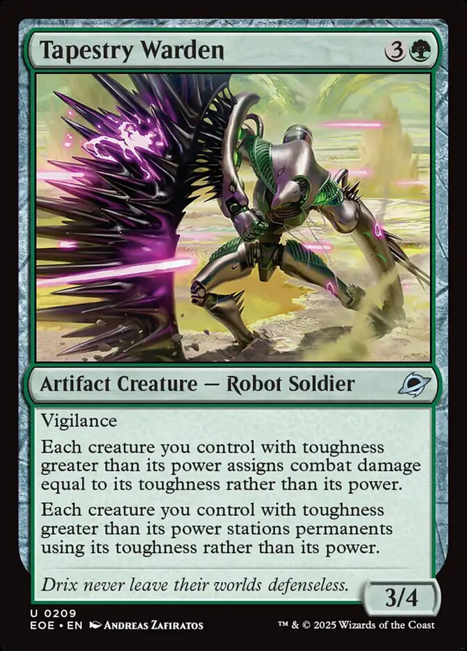 Tapestry Warden card front