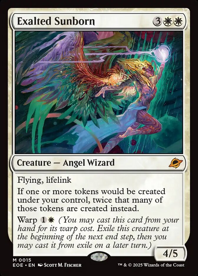 Exalted Sunborn card front