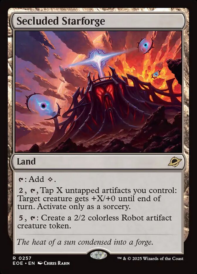 Secluded Starforge card front
