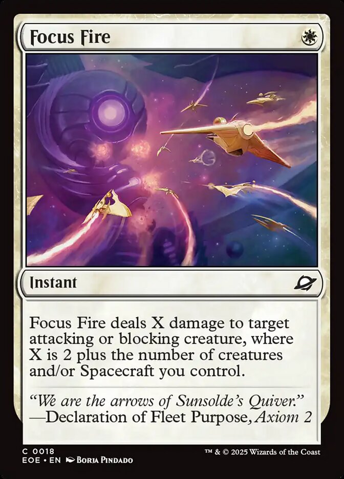 Focus Fire card front