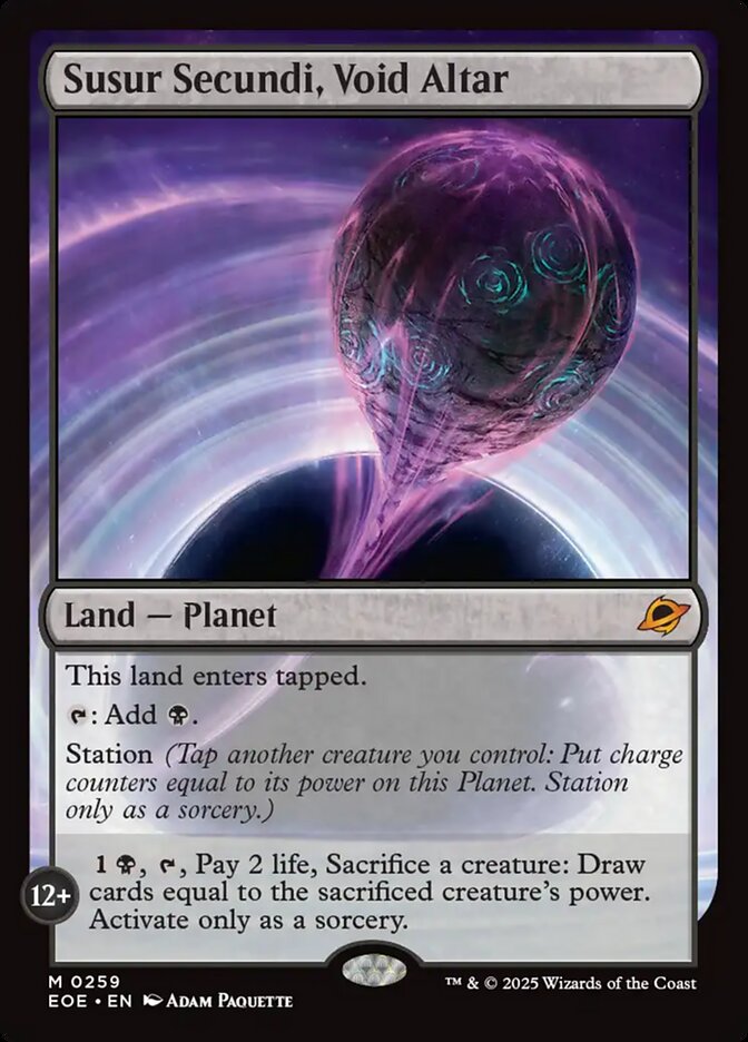 Susur Secundi, Void Altar card front