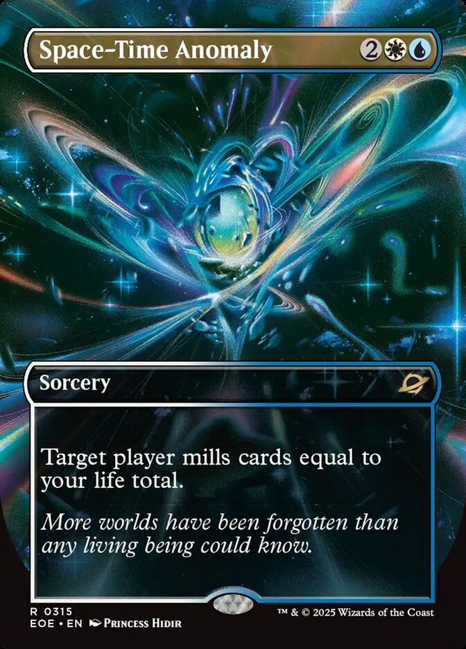 Space-Time Anomaly card front