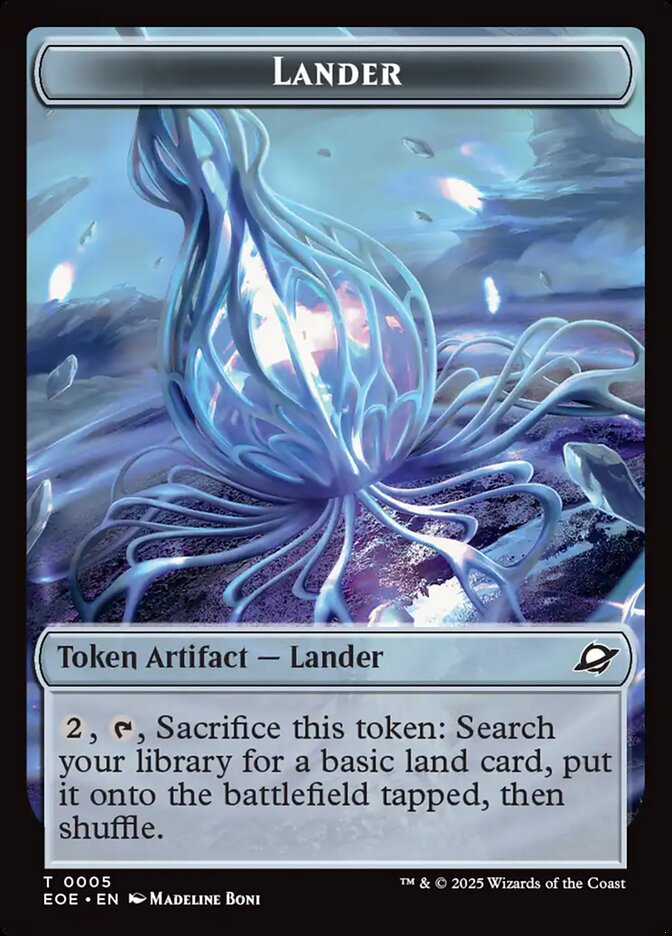 Lander card front
