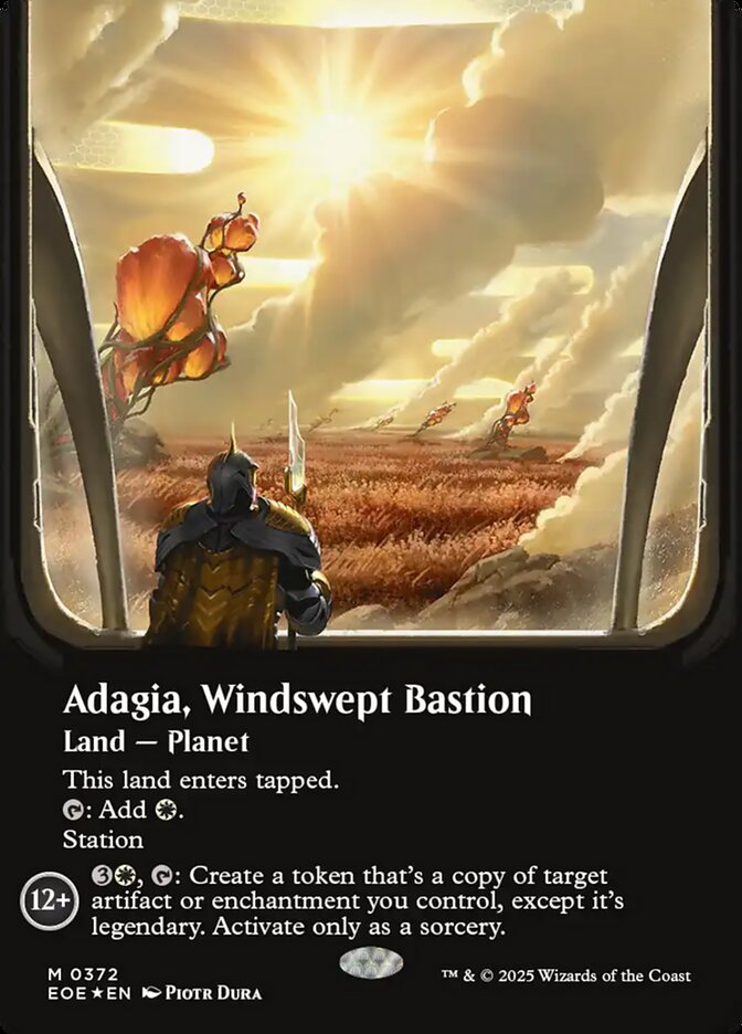 Adagia, Windswept Bastion card front