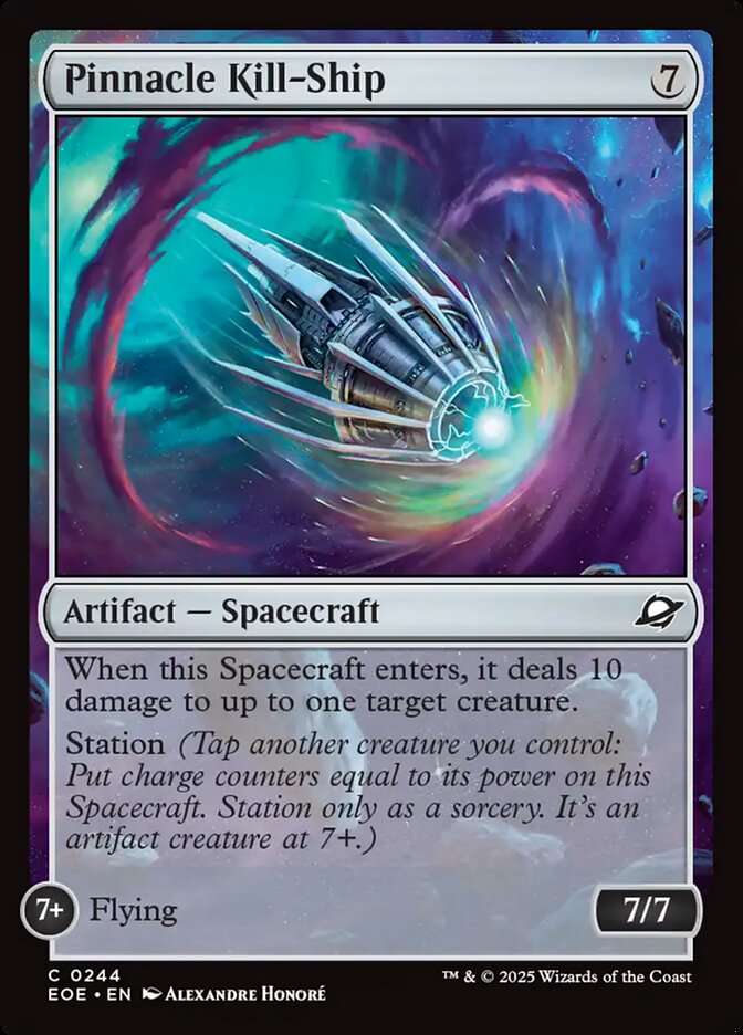 Pinnacle Kill-Ship card front