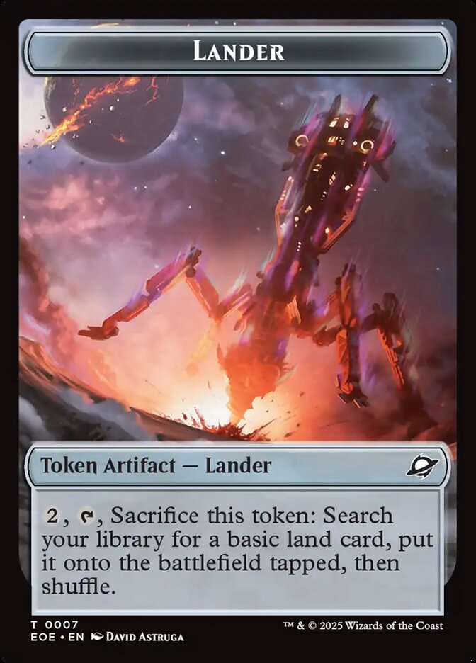 Lander card front