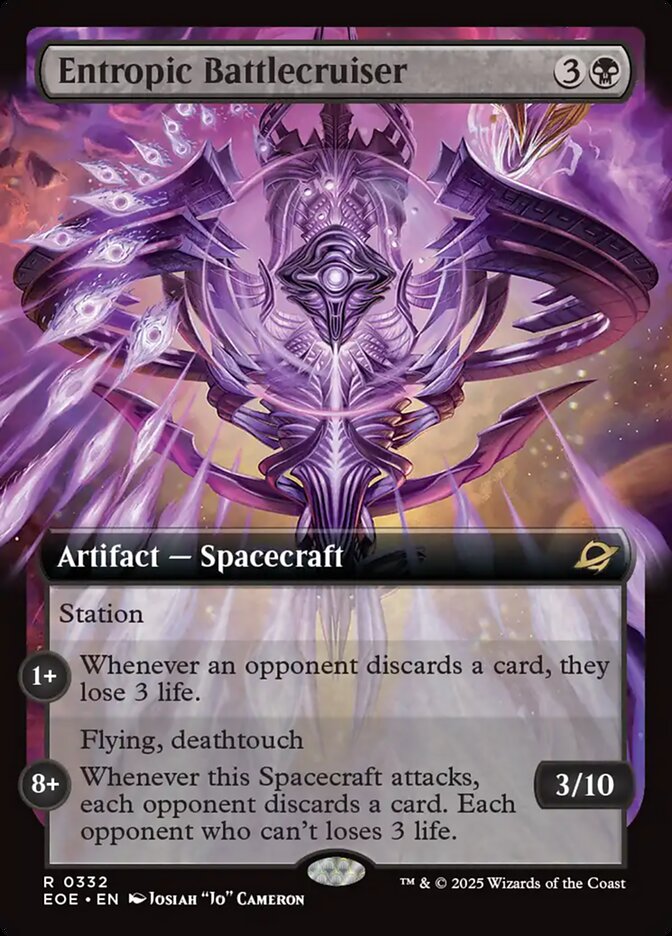 Entropic Battlecruiser card front