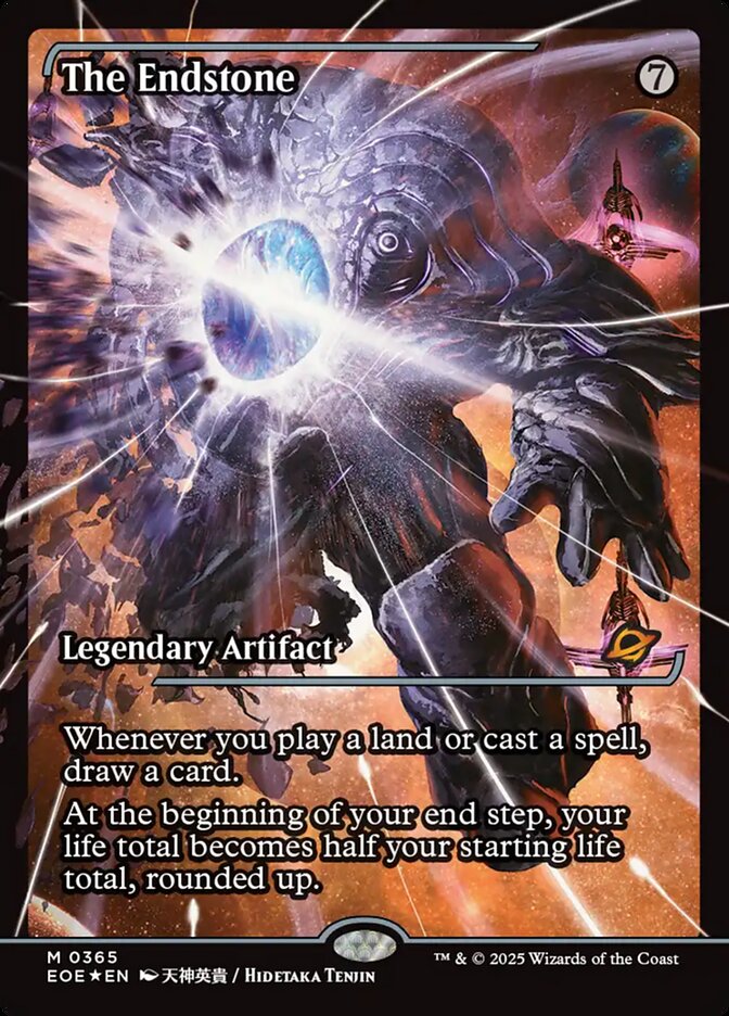 The Endstone card front