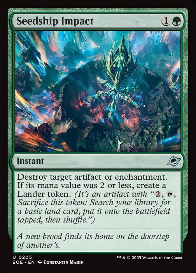 Seedship Impact card front
