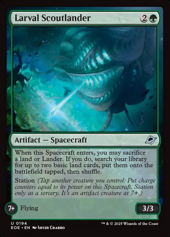 Larval Scoutlander card front