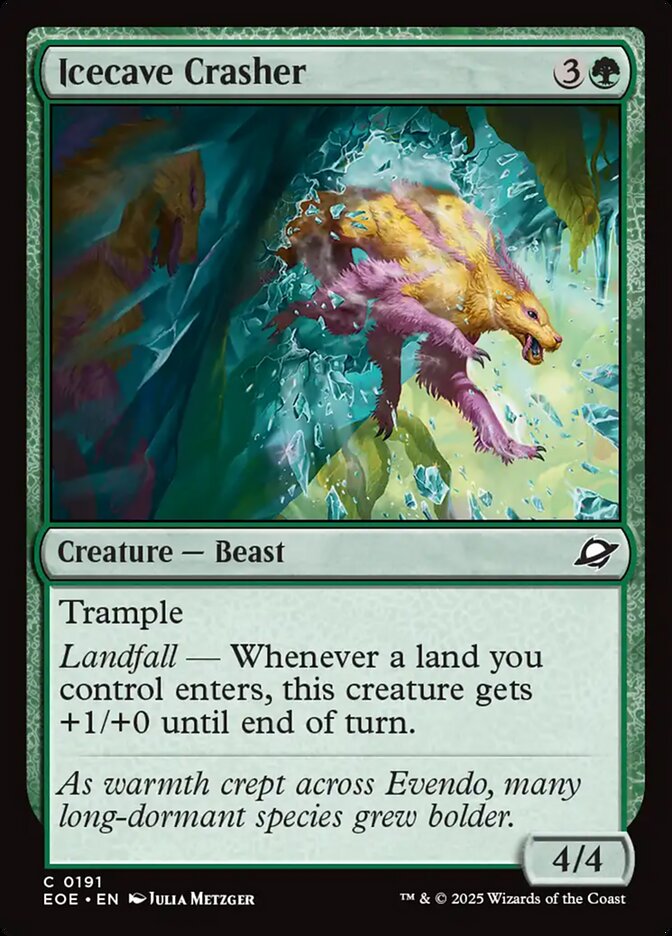 Icecave Crasher card front