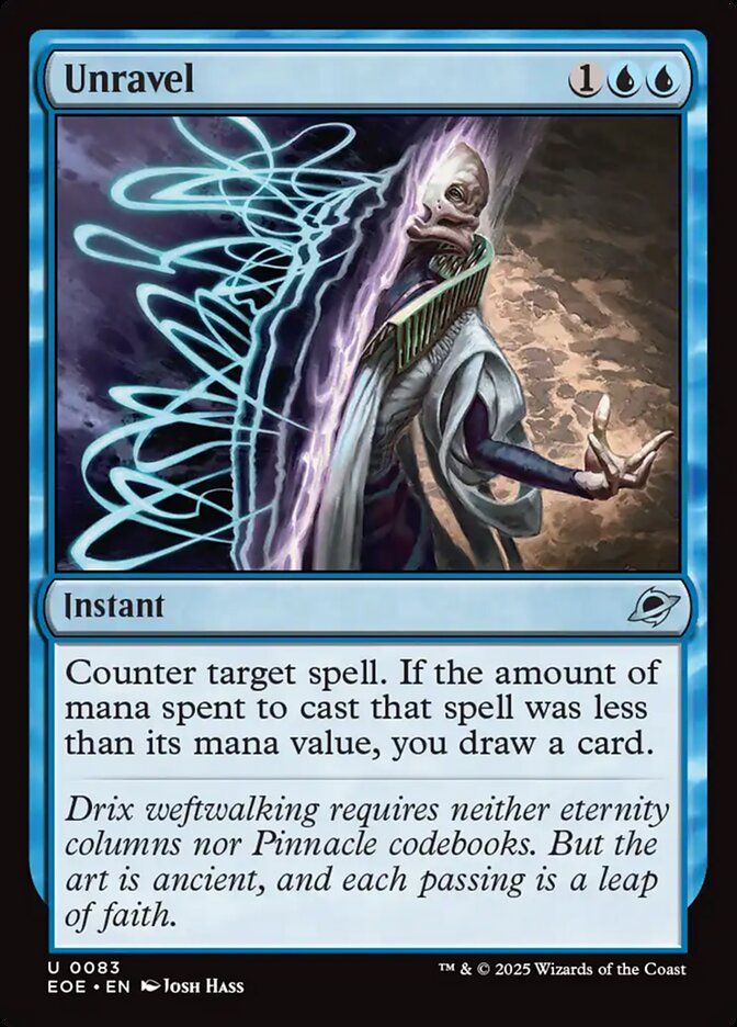 Unravel card front
