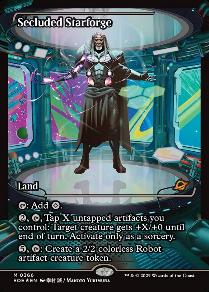 Secluded Starforge card front