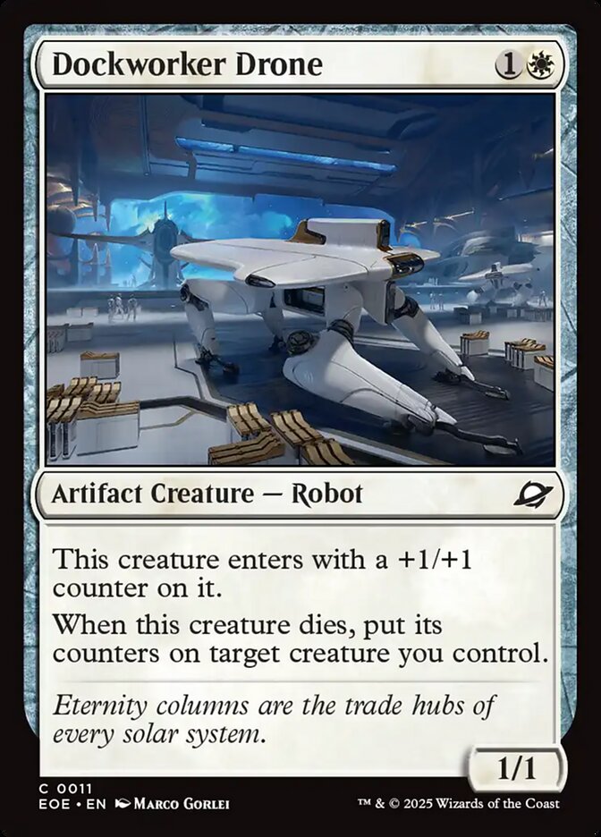 Dockworker Drone card front