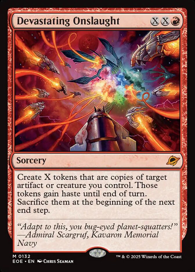 Devastating Onslaught card front