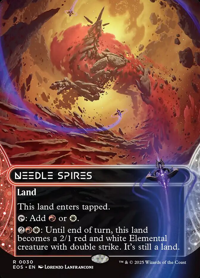 Needle Spires card front