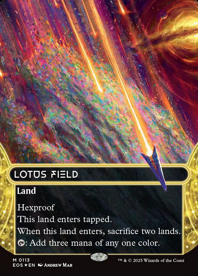 Lotus Field card front