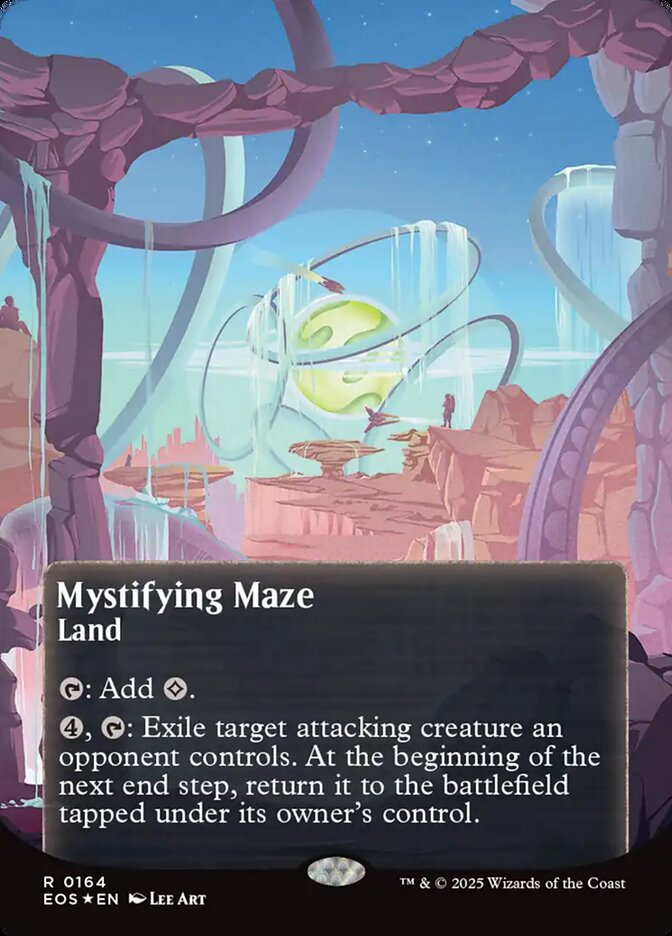 Mystifying Maze card front