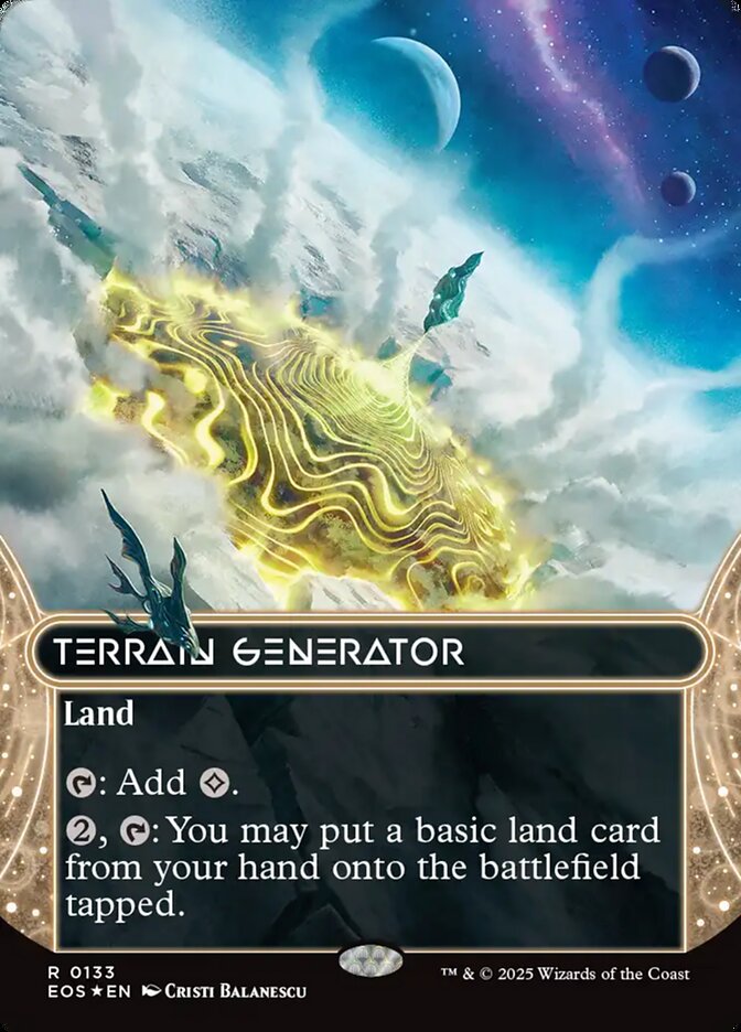 Terrain Generator card front
