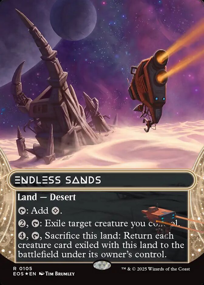 Endless Sands card front