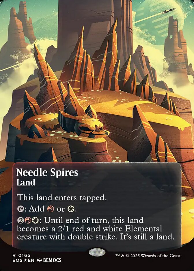 Needle Spires card front