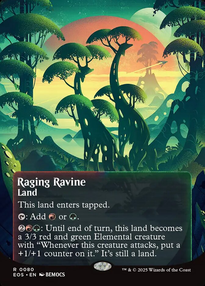 Raging Ravine card front
