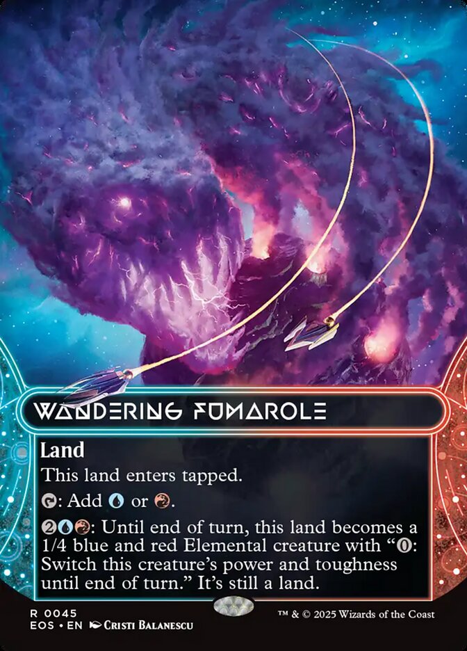 Wandering Fumarole card front
