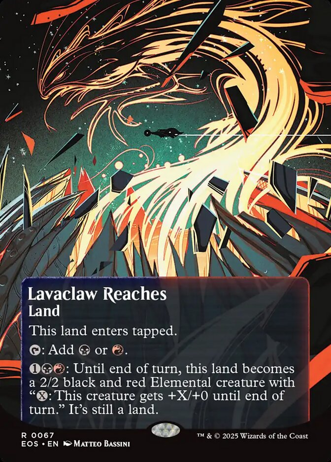 Lavaclaw Reaches card front