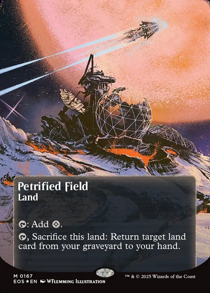 Petrified Field card front