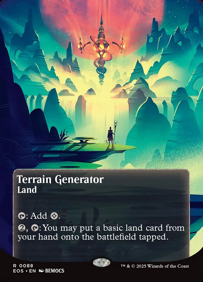 Terrain Generator card front