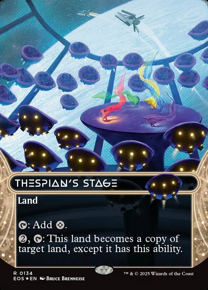 Thespian's Stage card front