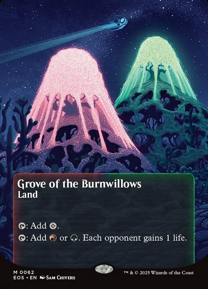 Grove of the Burnwillows card front