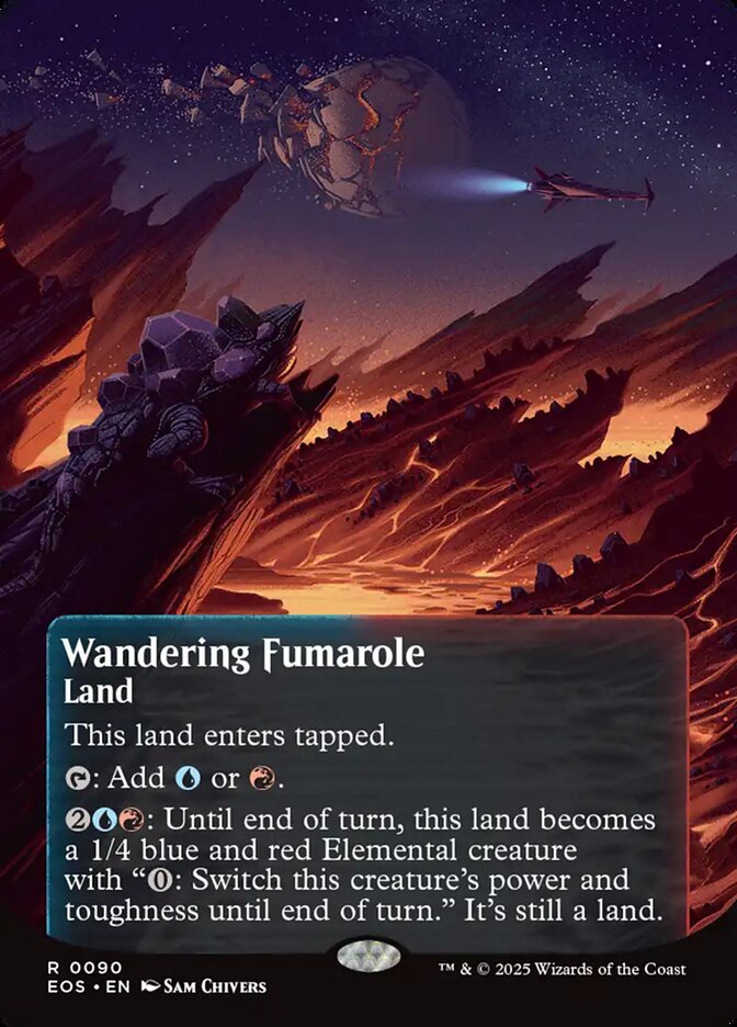 Wandering Fumarole card front