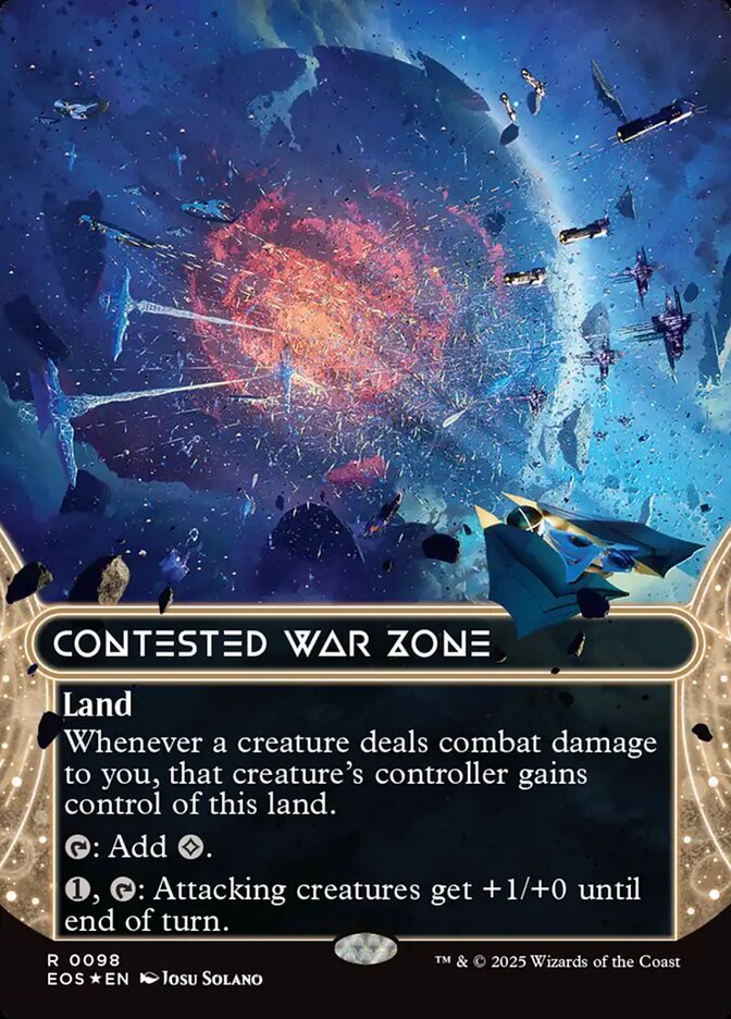 Contested War Zone card front