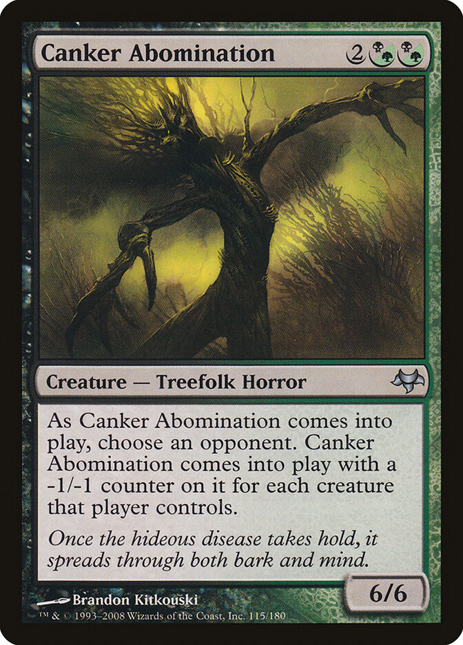 Canker Abomination card front