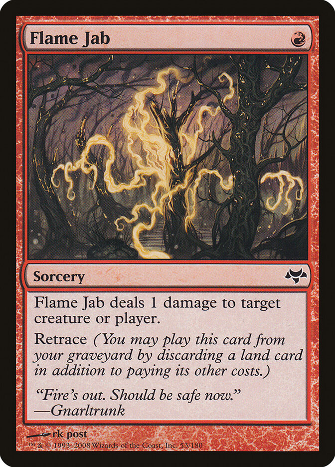 Flame Jab card front