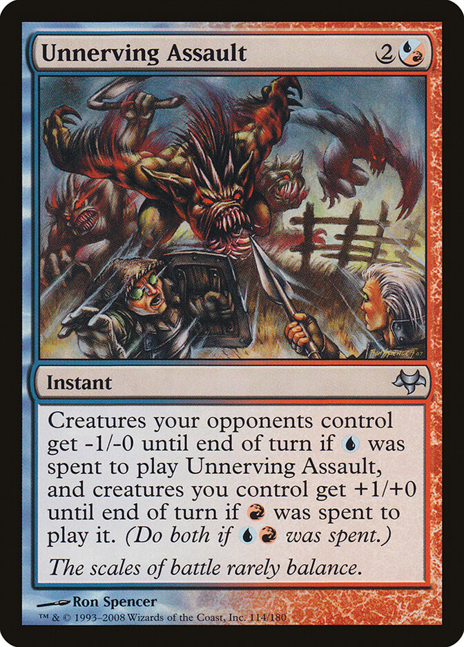 Unnerving Assault card front