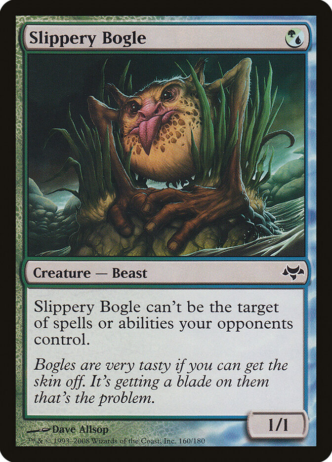 Slippery Bogle card front