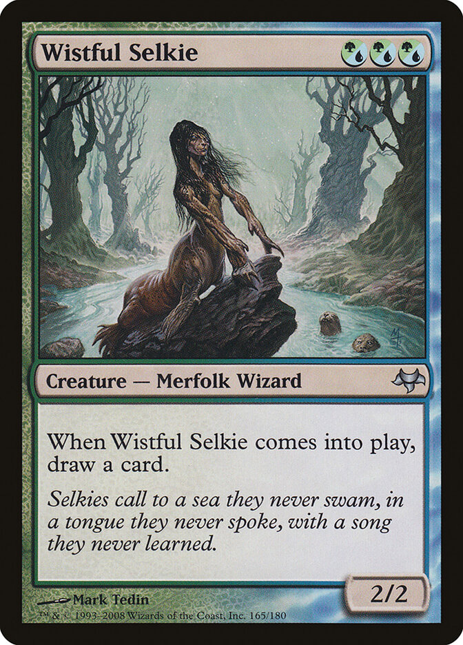 Wistful Selkie card front
