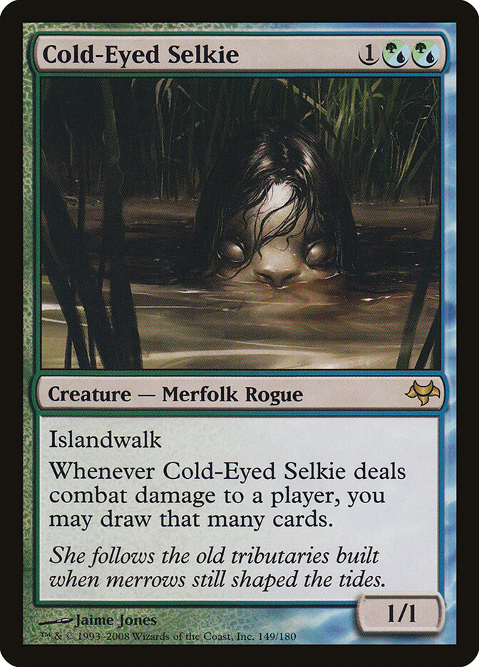 Cold-Eyed Selkie card front