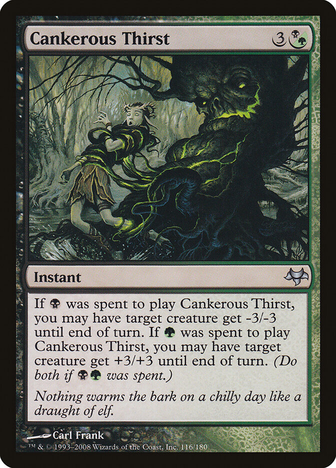 Cankerous Thirst card front
