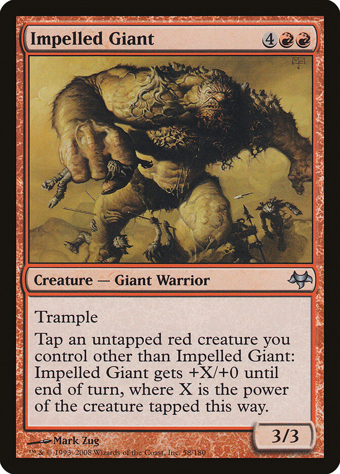 Impelled Giant card front