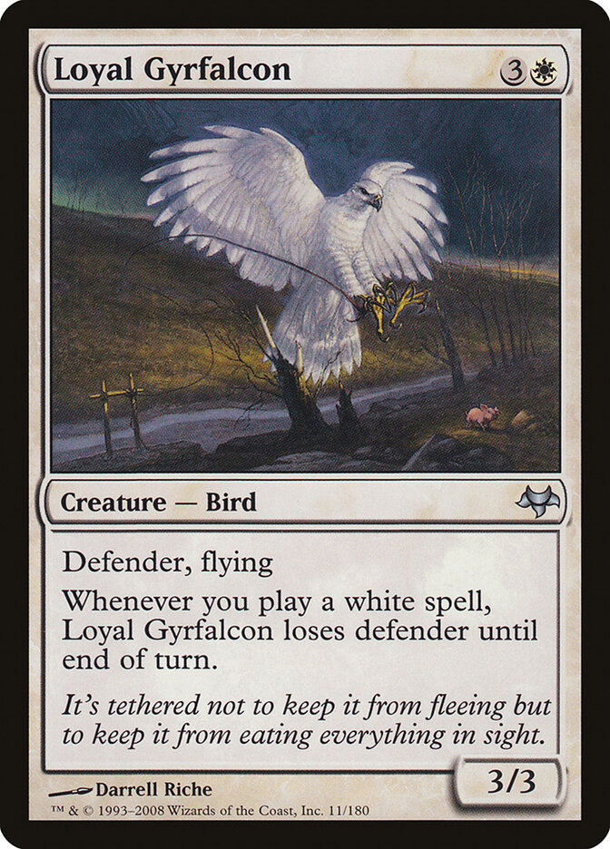 Loyal Gyrfalcon card front