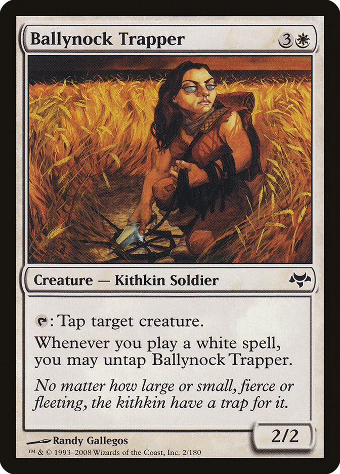 Ballynock Trapper card front