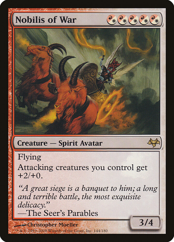 Nobilis of War card front