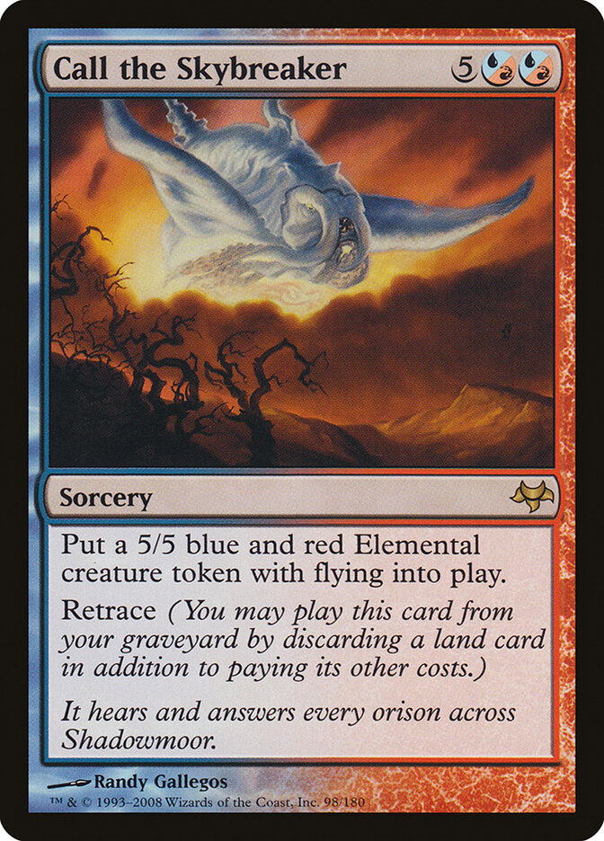 Call the Skybreaker card front